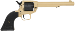 Heritage Mfg SRR22V6 Rough Rider 22 LR 6 Shot 6.50″ Sabre Sand Cerakote Steel Barrel & Frame Black Satin Cylinder Black Polymer Grip Hammer/Thumb Safety Exposed Hammer Heritage Mfg SRR22V6 Rough Rider 22 LR 6 Shot 6.50″ Sabre Sand Cerakote Steel Barrel & Frame Black Satin Cylinder Black Polymer Grip Hammer/Thumb Safety Exposed Hammer