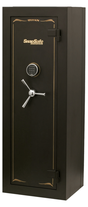 SnapSafe 75010 Titan Modular Safe Access Code/Key Entry Black 9 Gauge Steel 9 Gun Slots 12+ Long Gun Capacity SnapSafe 75010 Titan Modular Safe Access Code/Key Entry Black 9 Gauge Steel 9 Gun Slots 12+ Long Gun Capacity
