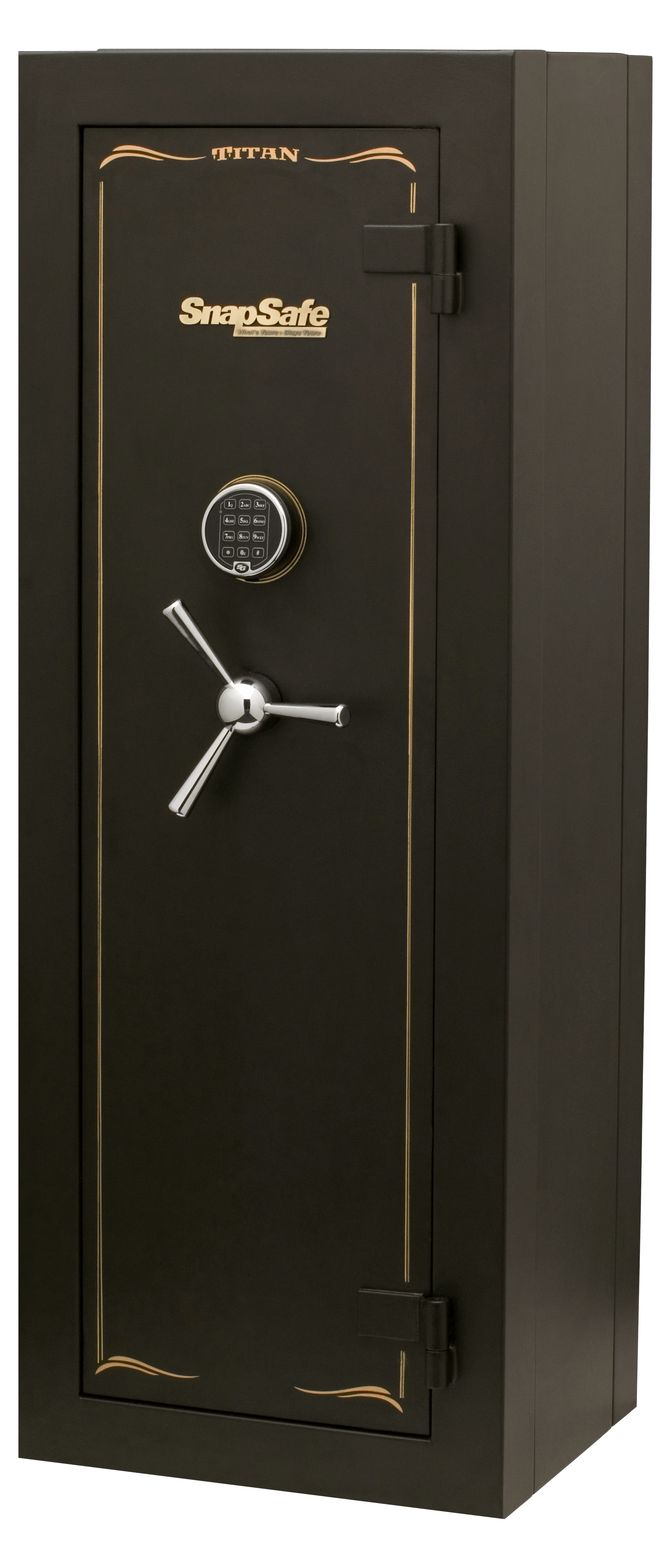 SnapSafe 75010 Titan Modular Safe Access Code/Key Entry Black 9 Gauge Steel 9 Gun Slots 12+ Long Gun Capacity SnapSafe 75010 Titan Modular Safe Access Code/Key Entry Black 9 Gauge Steel 9 Gun Slots 12+ Long Gun Capacity