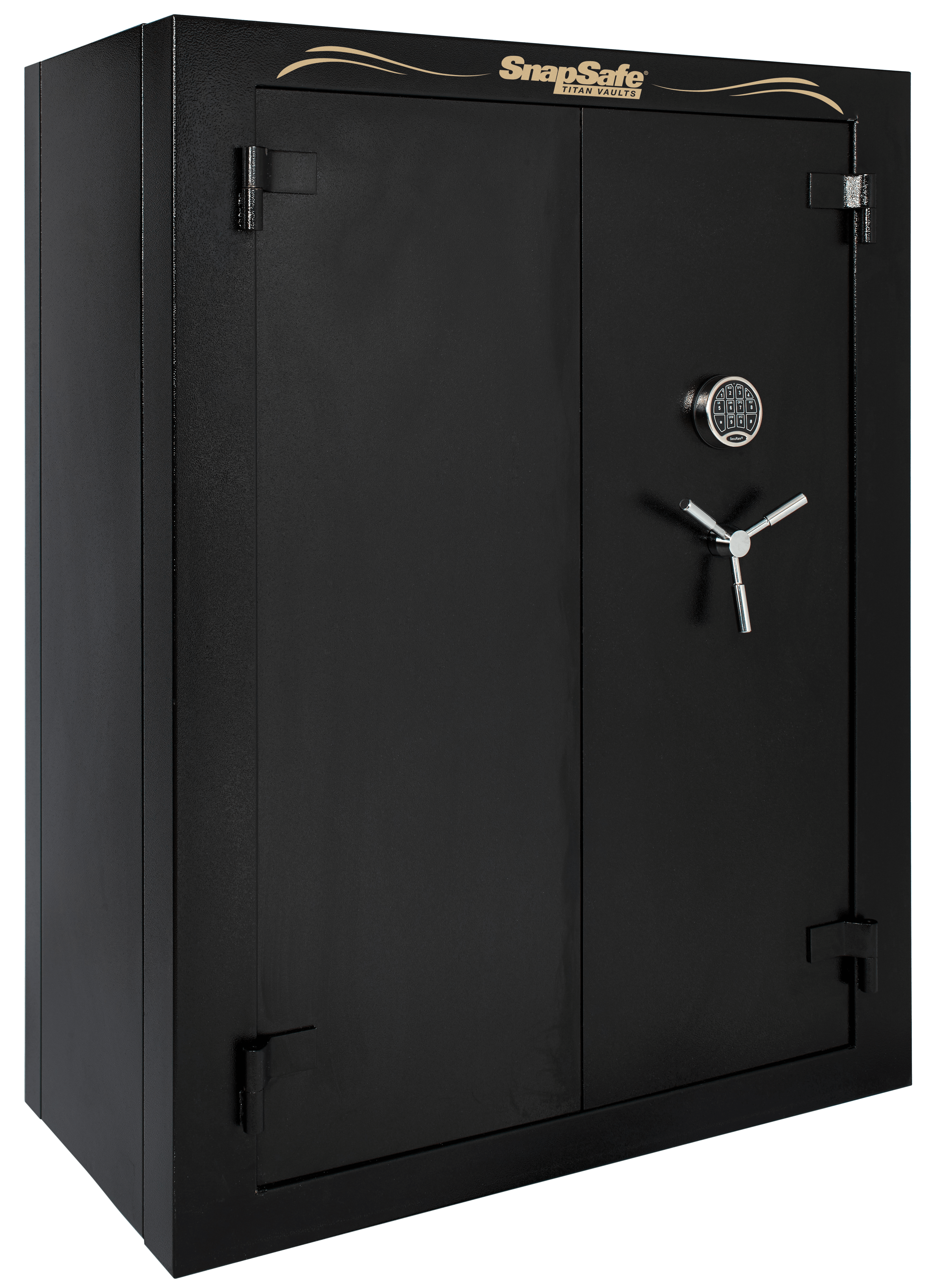 SnapSafe 75014 Vault Door XL Access Code/Key Entry 9 Gauge Steel Holds 36+ Long Guns Fireproof- Yes SnapSafe 75014 Vault Door XL Access Code/Key Entry 9 Gauge Steel Holds 36+ Long Guns Fireproof- Yes