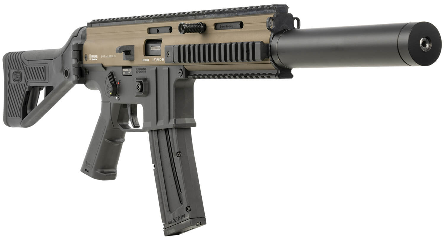 Mauser Rimfire 4150025 M-15 SD 22 LR 22+1 16.50″ Barrel w/Faux Suppressor Steel Receiver w/Bronze Finish Flip Up Front & Rear Sights Side Folding Stock w/Adjustable Cheekrest Manual Thumb Safety Mauser Rimfire 4150025 M-15 SD 22 LR 22+1 16.50″ Barrel w/Faux Suppressor Steel Receiver w/Bronze Finish Flip Up Front & Rear Sights Side Folding Stock w/Adjustable Cheekrest Manual Thumb Safety