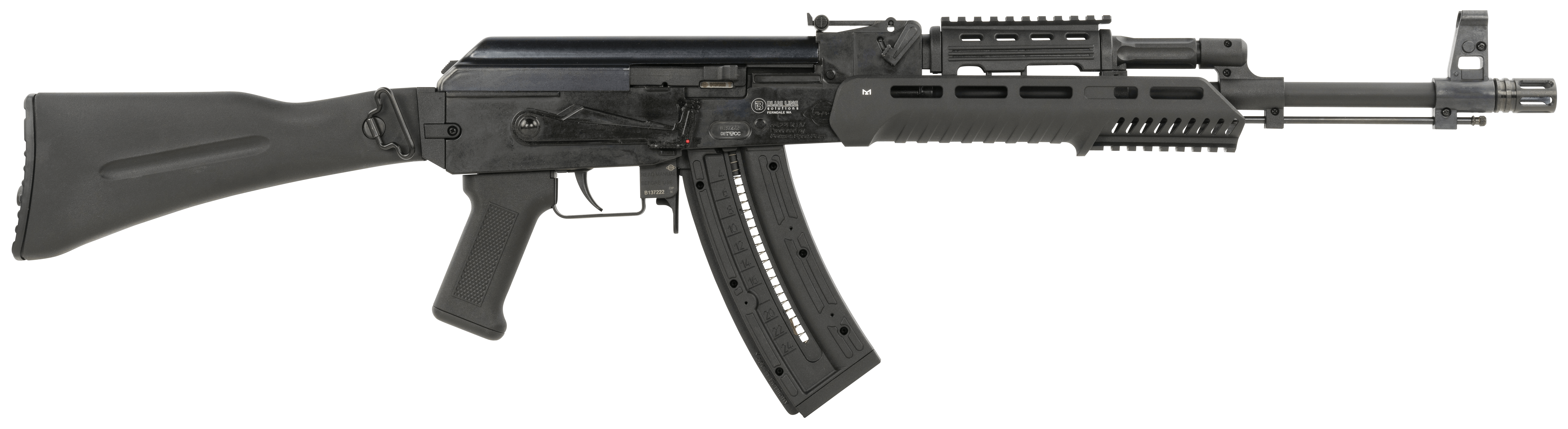 Mauser Rimfire 4070025 AK-47 22 LR 24+1 16.50″ Barrel w/Flash Hider Adjustable Rear Sight Left Side Folding Stock Optics Ready Picatinny Rail Ambidextrous Magazine Release Mauser Rimfire 4070025 AK-47 22 LR 24+1 16.50″ Barrel w/Flash Hider Adjustable Rear Sight Left Side Folding Stock Optics Ready Picatinny Rail Ambidextrous Magazine Release