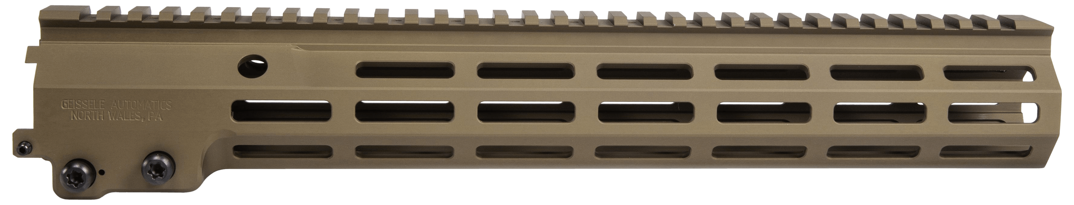 Geissele Automatics 05650S Super Modular Rail MK16 13.50″ M-LOK Desert Dirt Aluminum for AR Platform Barrel Nut Included Geissele Automatics 05650S Super Modular Rail MK16 13.50″ M-LOK Desert Dirt Aluminum for AR Platform Barrel Nut Included