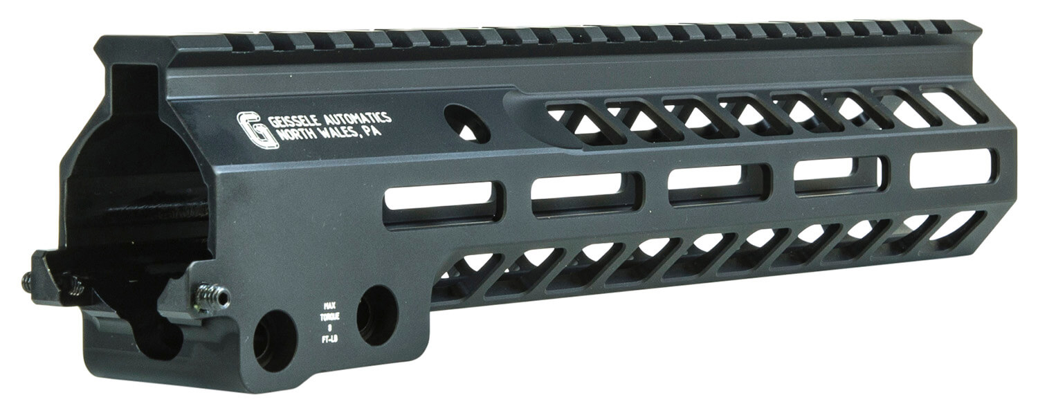 Geissele Automatics 05578B Super Modular Rail MK14 9.30″ M-LOK Black Aluminum for AR Platform Barrel Nut Included Geissele Automatics 05578B Super Modular Rail MK14 9.30″ M-LOK Black Aluminum for AR Platform Barrel Nut Included