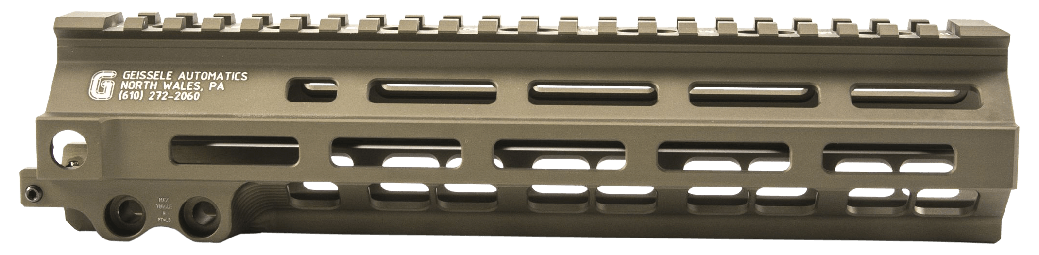 Geissele Automatics 05284S Super Modular Rail MK8 9.30″ M-LOK Desert Dirt Aluminum for AR Platform Barrel Nut Included Geissele Automatics 05284S Super Modular Rail MK8 9.30″ M-LOK Desert Dirt Aluminum for AR Platform Barrel Nut Included