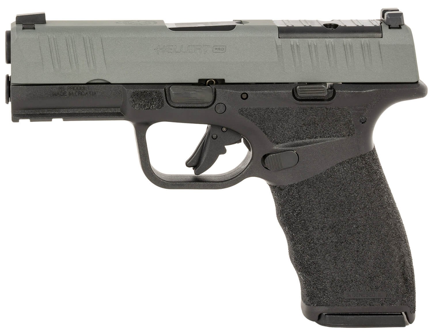 Springfield Armory HCP9379BP0SP Hellcat Pro OSP 9mm Luger 15+1 3.70″ Melonite Barrel Black Polymer Frame w/Picatinny Acc. Rail Optic Ready Platinum Gray Slide Springfield Armory HCP9379BP0SP Hellcat Pro OSP 9mm Luger 15+1 3.70″ Melonite Barrel Black Polymer Frame w/Picatinny Acc. Rail Optic Ready Platinum Gray Slide