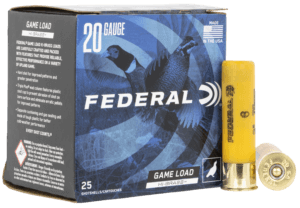 Federal H2586 Game-Shok High Brass 20Gauge 3″ 1 1/4oz 6Shot 25rd Box Federal H2586 Game-Shok High Brass 20Gauge 3″ 1 1/4oz 6Shot 25rd Box