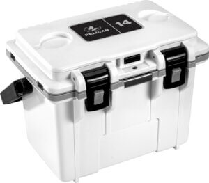 PELICAN 14Q-1-WHTGRY 14QT ELITE COOLER WHT/GRY PELICAN 14Q-1-WHTGRY 14QT ELITE COOLER WHT/GRY