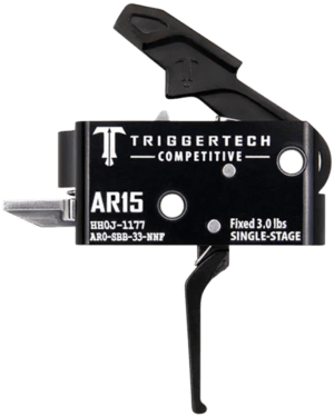 TriggerTech AR0SBB33NNF Competitive Flat Single-Stage 3 lbs Fixed for AR-15 TriggerTech AR0SBB33NNF Competitive Flat Single-Stage 3 lbs Fixed for AR-15