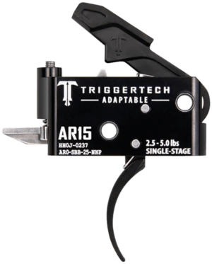 TriggerTech AR0SBB25NNP Adaptable Pro Curved Single-Stage 2.5-5.0 lbs Adjustable for AR-15 TriggerTech AR0SBB25NNP Adaptable Pro Curved Single-Stage 2.5-5.0 lbs Adjustable for AR-15