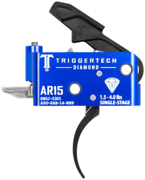 TriggerTech AR0SAB14NNP Diamond Pro Curved Single-Stage 1.5-4.0 lbs Adjustable for AR-15 TriggerTech AR0SAB14NNP Diamond Pro Curved Single-Stage 1.5-4.0 lbs Adjustable for AR-15