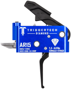 TriggerTech AR0SAB14NNF Diamond Flat Single-Stage 1.5-4.0 lbs Adjustable for AR-15 TriggerTech AR0SAB14NNF Diamond Flat Single-Stage 1.5-4.0 lbs Adjustable for AR-15