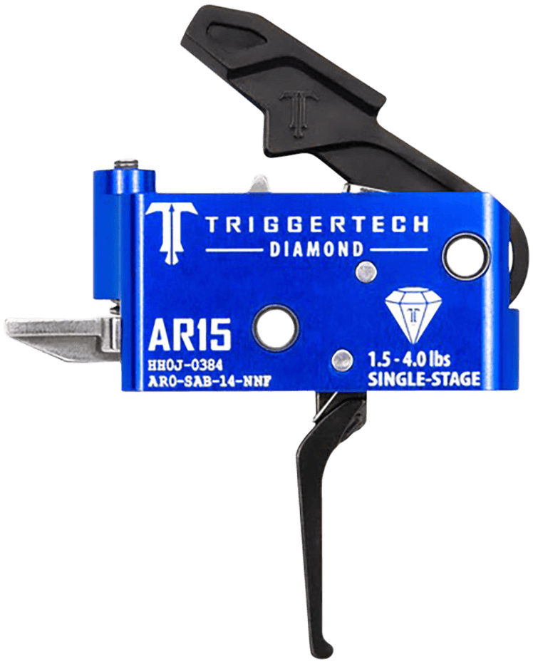 TriggerTech AR0SAB14NNF Diamond Flat Single-Stage 1.5-4.0 lbs Adjustable for AR-15 TriggerTech AR0SAB14NNF Diamond Flat Single-Stage 1.5-4.0 lbs Adjustable for AR-15
