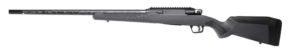 Savage Arms 57897 Impulse Mountain Hunter 6.5 PRC 2+1 24″ Threaded Proof Research Carbon Fiber Barrel  Gray AccuStock with Black Rubber Cheek Piece and Grips