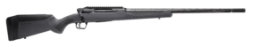Savage Arms 57900 Impulse Mountain Hunter 28 Nosler 2+1 24″ Threaded Proof Research Carbon Fiber Barrel  Gray AccuStock with Black Rubber Cheek Piece and Grips
