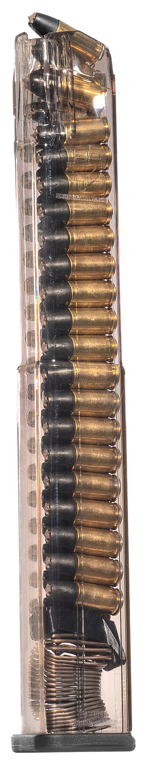 ETS Group SMKGLK1840 Pistol Mags 40rd Extended 9mm Luger Compatible w/ Glock 17/19/26/45/18/19X/34 Smoke Polymer ETS Group SMKGLK1840 Pistol Mags 40rd Extended 9mm Luger Compatible w/ Glock 17/19/26/45/18/19X/34 Smoke Polymer