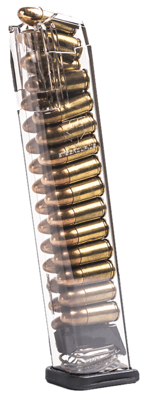 ETS Group SMKGLK9170 Pistol Mags Competition Legal 27rd Extended 9mm Luger Compatible w/ Glock 17 Smoke Polymer ETS Group SMKGLK9170 Pistol Mags Competition Legal 27rd Extended 9mm Luger Compatible w/ Glock 17 Smoke Polymer