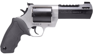 Taurus 2500055RH Raging Hunter Large Frame 500 S&W Mag 5rd 5.12″ Matte Black Ported/Target Crown Barrel Matte Black Oxide Cylinder Matte Stainless Stainless Steel Frame Black Rubber Grip Taurus 2500055RH Raging Hunter Large Frame 500 S&W Mag 5rd 5.12″ Matte Black Ported/Target Crown Barrel Matte Black Oxide Cylinder Matte Stainless Stainless Steel Frame Black Rubber Grip