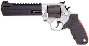 Taurus 2500065RH Raging Hunter Large Frame 500 S&W Mag 5rd 6.75″ Matte Black Ported/Target Crown Barrel Matte Black Oxide Cylinder Matte Stainless Stainless Steel Frame Black Rubber Grip Taurus 2500065RH Raging Hunter Large Frame 500 S&W Mag 5rd 6.75″ Matte Black Ported/Target Crown Barrel Matte Black Oxide Cylinder Matte Stainless Stainless Steel Frame Black Rubber Grip