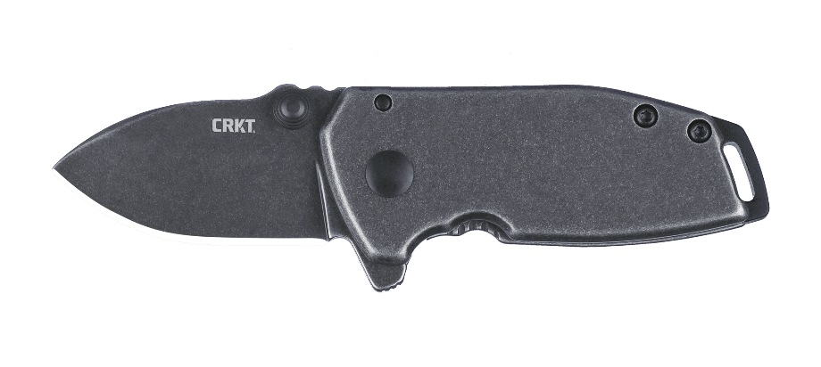 CRKT 2485K SQUID #405 Compact Folding Plain Stonewashed 8Cr13MoV SS Blade Stainless Steel Handle Includes Pocket Clip CRKT 2485K SQUID #405 Compact Folding Plain Stonewashed 8Cr13MoV SS Blade Stainless Steel Handle Includes Pocket Clip