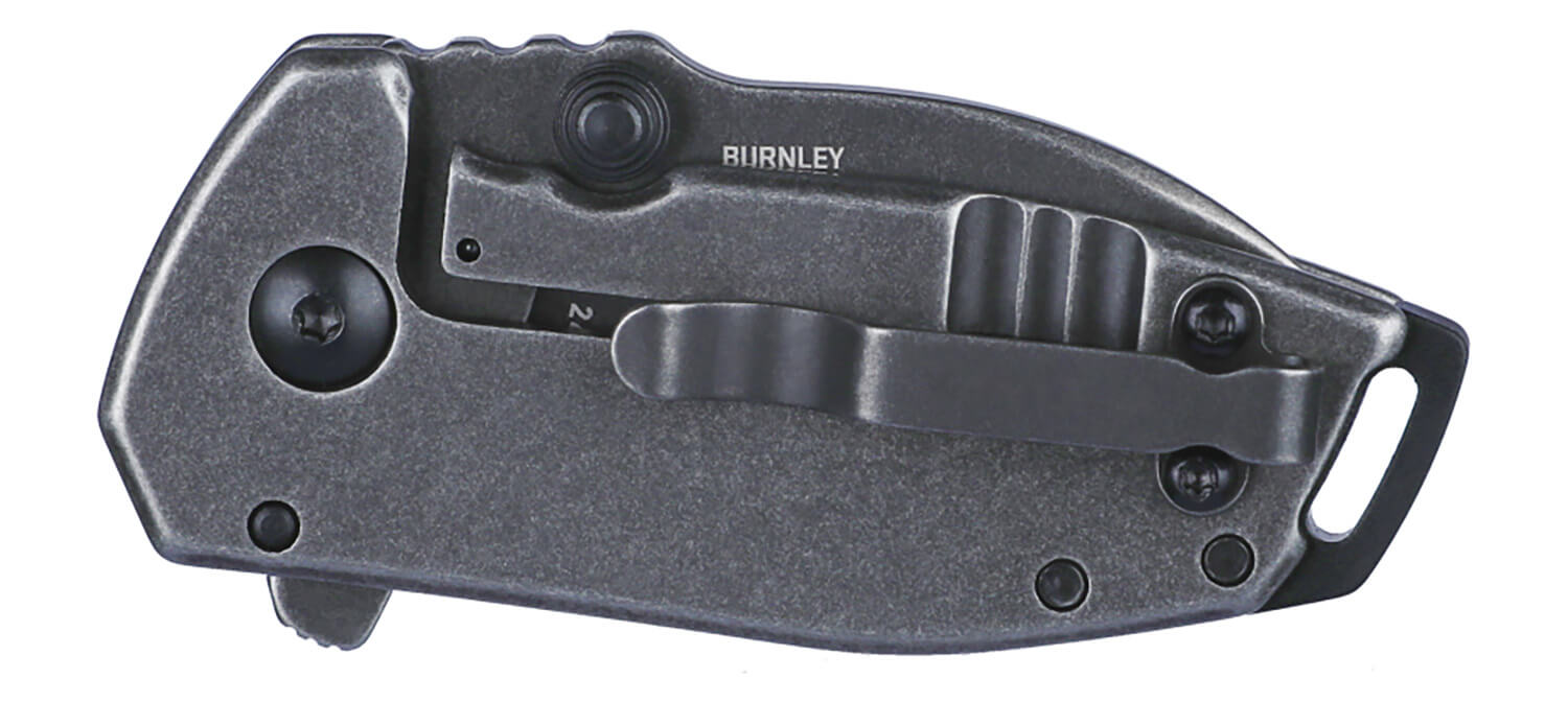 CRKT 2485K SQUID #405 Compact Folding Plain Stonewashed 8Cr13MoV SS Blade Stainless Steel Handle Includes Pocket Clip CRKT 2485K SQUID #405 Compact Folding Plain Stonewashed 8Cr13MoV SS Blade Stainless Steel Handle Includes Pocket Clip