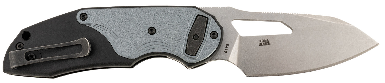 CRKT 5410 Attaboy 2.73″ Folding Drop Point Plain Stonewashed D2 Steel Blade/Black/Silver GRN Handle Includes Pocket Clip CRKT 5410 Attaboy 2.73″ Folding Drop Point Plain Stonewashed D2 Steel Blade/Black/Silver GRN Handle Includes Pocket Clip