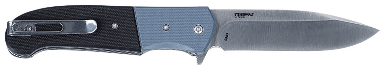 CRKT 6880 Ignitor 3.48″ Folding Drop Point Plain Satin 8Cr13MoV SS Blade/ Blue/Black G10 Handle Includes Pocket Clip CRKT 6880 Ignitor 3.48″ Folding Drop Point Plain Satin 8Cr13MoV SS Blade/ Blue/Black G10 Handle Includes Pocket Clip