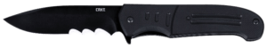 CRKT 6885 Ignitor 3.48″ Folding Drop Point Part Serrated Black Oxide 8Cr13MoV SS Blade/Black G10 Handle Includes Pocket Clip CRKT 6885 Ignitor 3.48″ Folding Drop Point Part Serrated Black Oxide 8Cr13MoV SS Blade/Black G10 Handle Includes Pocket Clip