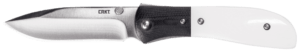 CRKT M4-02M M4-02M 3.25″ Plain Satin 8Cr13MoV SS Blade Black/White Resin Infused Fiber w/G10 Bolster Handle Includes Pocket Clip CRKT M4-02M M4-02M 3.25″ Plain Satin 8Cr13MoV SS Blade Black/White Resin Infused Fiber w/G10 Bolster Handle Includes Pocket Clip