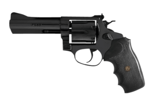 Rossi 2RM661 RM66  Medium Frame 38 Special +P/357 Mag 6 Shot  6″ Black Stainless Steel Barrel  Cylinder & Frame  Black Textured Rubber Grip  Hammer Block Safety  Exposed Hammer