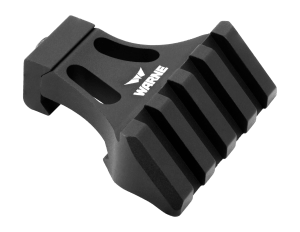 Warne A645TW Side Mount Adapter  Black Aluminum 45 Degree Angle