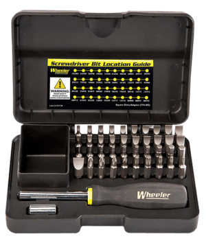 Wheeler 4001006 Gunsmithing Screwdriver Set Black 43 Pieces