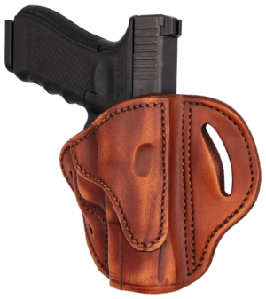 1791 Gunleather ORBH21VTGR BH2.1 Optic Ready OWB Size 2.1 Vintage Leather Belt Slide Fits S&W M&P Shield/Glock 17/Springfield XD9 Right Hand 1791 Gunleather ORBH21VTGR BH2.1 Optic Ready OWB Size 2.1 Vintage Leather Belt Slide Fits S&W M&P Shield/Glock 17/Springfield XD9 Right Hand
