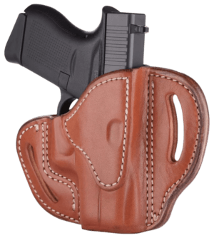 1791 Gunleather ORBHCCBRR BHC Optic Ready OWB Compact Classic Brown Leather Belt Slide Compatible w/Glock 43/Sig P365 Right Hand 1791 Gunleather ORBHCCBRR BHC Optic Ready OWB Compact Classic Brown Leather Belt Slide Compatible w/Glock 43/Sig P365 Right Hand