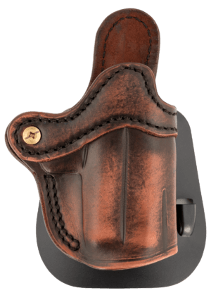 1791 Gunleather ORPDHCVTGR Paddle Holster Optic Ready OWB Size Compact Vintage Leather Paddle Fits Glock 43 Fits Sig P365 Fits Taurus GX4 Right Hand 1791 Gunleather ORPDHCVTGR Paddle Holster Optic Ready OWB Size Compact Vintage Leather Paddle Fits Glock 43 Fits Sig P365 Fits Taurus GX4 Right Hand