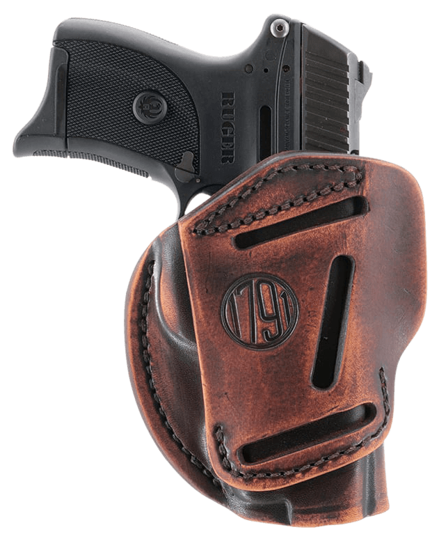 1791 Gunleather 3WH1VTGA 3-Way IWB/OWB Size 01 Vintage Leather Belt Loop Fits 1911 3-4″ Ambidextrous Hand 1791 Gunleather 3WH1VTGA 3-Way IWB/OWB Size 01 Vintage Leather Belt Loop Fits 1911 3-4″ Ambidextrous Hand