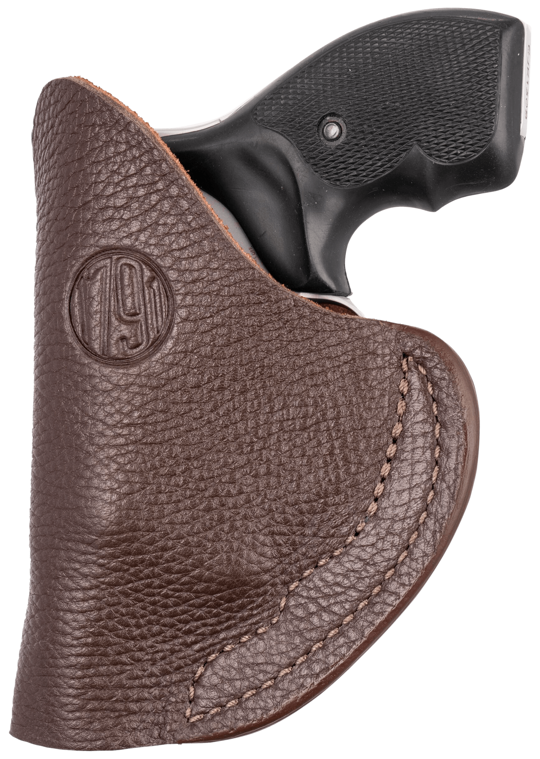 1791 Gunleather FCD2BRWL Fair Chase IWB Size 02 Brown Leather Deer Hide Belt Clip Fits Ruger LCR Left Hand 1791 Gunleather FCD2BRWL Fair Chase IWB Size 02 Brown Leather Deer Hide Belt Clip Fits Ruger LCR Left Hand