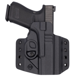 C&G Holsters 0006100 Covert  OWB Black Kydex Belt Loop Fits Glock 19 Fits Glock 23 Fits Glock 45