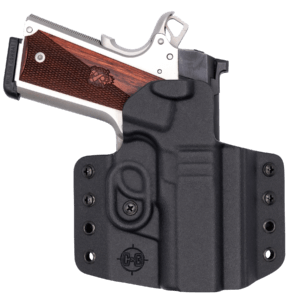 C&G Holsters 1862100 Covert  OWB Black Kydex Belt Loop Fits 1911 3.5″ Right Hand