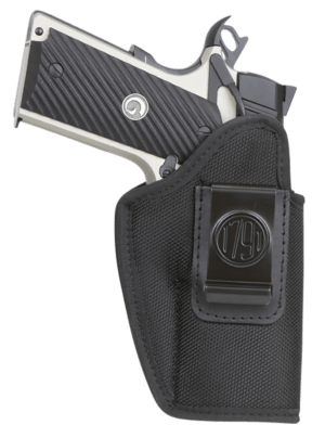 1791 Gunleather PNIWB4BLKR Premium Nylon IWB Size 04 Black Ballistic Nylon Belt Clip Right Hand 1791 Gunleather PNIWB4BLKR Premium Nylon IWB Size 04 Black Ballistic Nylon Belt Clip Right Hand