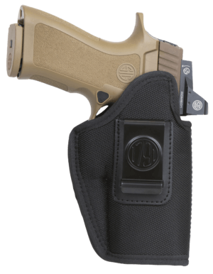 1791 Gunleather PNIWB5BLKL Premium Nylon IWB Size 05 Black Ballistic Nylon Clip-On Left Hand 1791 Gunleather PNIWB5BLKL Premium Nylon IWB Size 05 Black Ballistic Nylon Clip-On Left Hand
