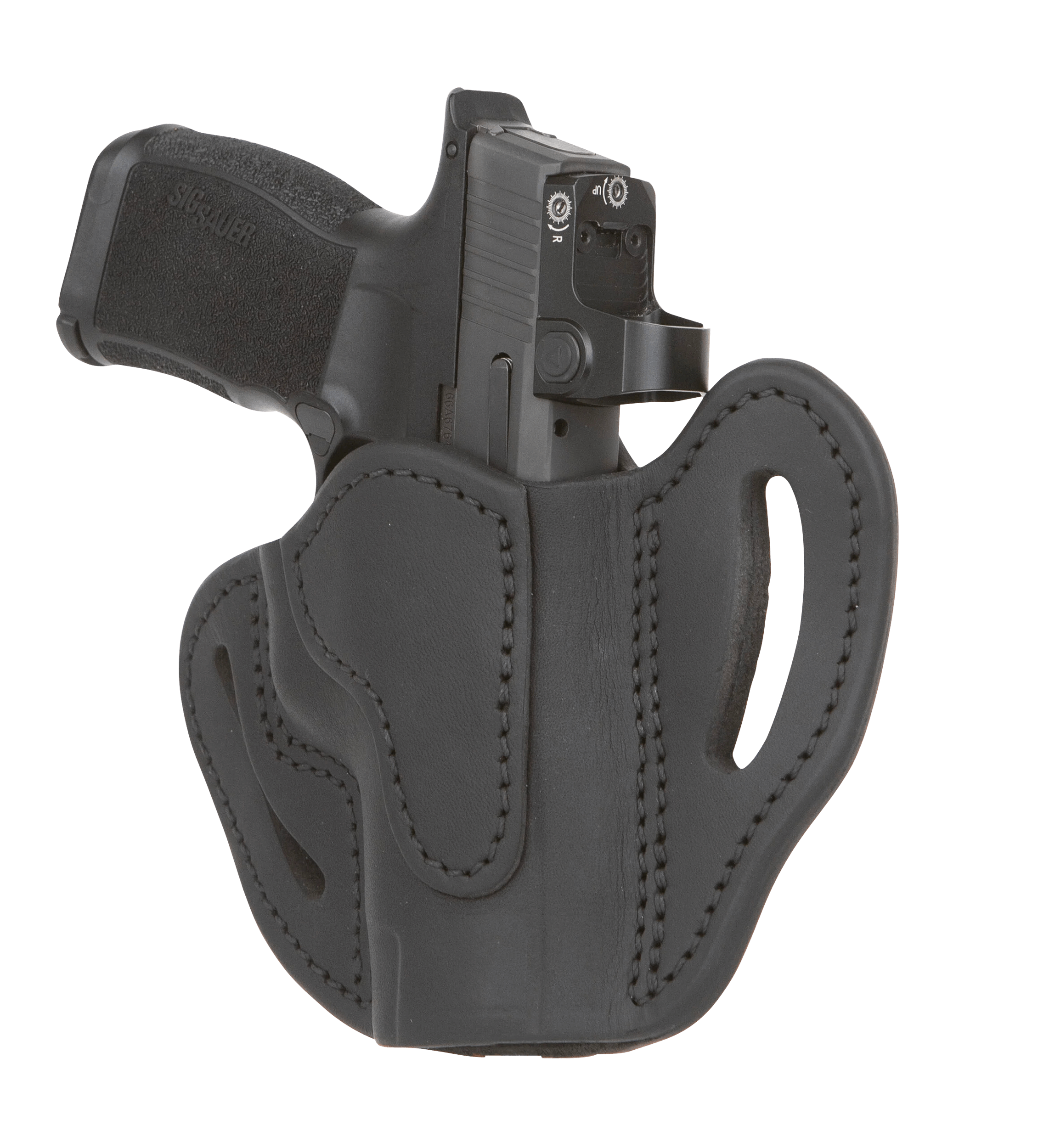1791 Gunleather ORBHCMAXSBLR BHC MAX Optic Ready OWB Compact Stealth Black Leather Belt Slide Compatible w/Sig P365 XL/Glock 48 Right Hand 1791 Gunleather ORBHCMAXSBLR BHC MAX Optic Ready OWB Compact Stealth Black Leather Belt Slide Compatible w/Sig P365 XL/Glock 48 Right Hand