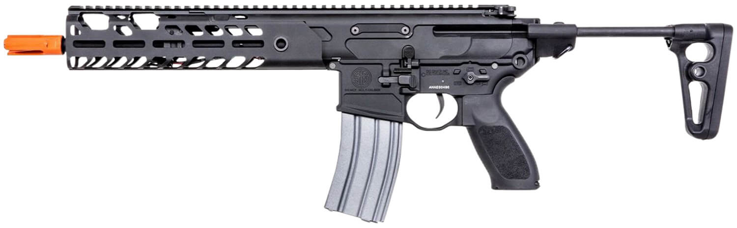 Sig Sauer Airguns AIRPFMCXAEG MCX AEG Battery 6mm 120rd Shot Black Black Receiver Black 3 Position Adjustable Stock Sig Sauer Airguns AIRPFMCXAEG MCX AEG Battery 6mm 120rd Shot Black Black Receiver Black 3 Position Adjustable Stock