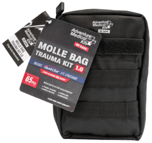 Adventure Medical Kits 20640299 MOLLE Bag Trauma Kit 1.0 Treats Injuries/Illnesses Black