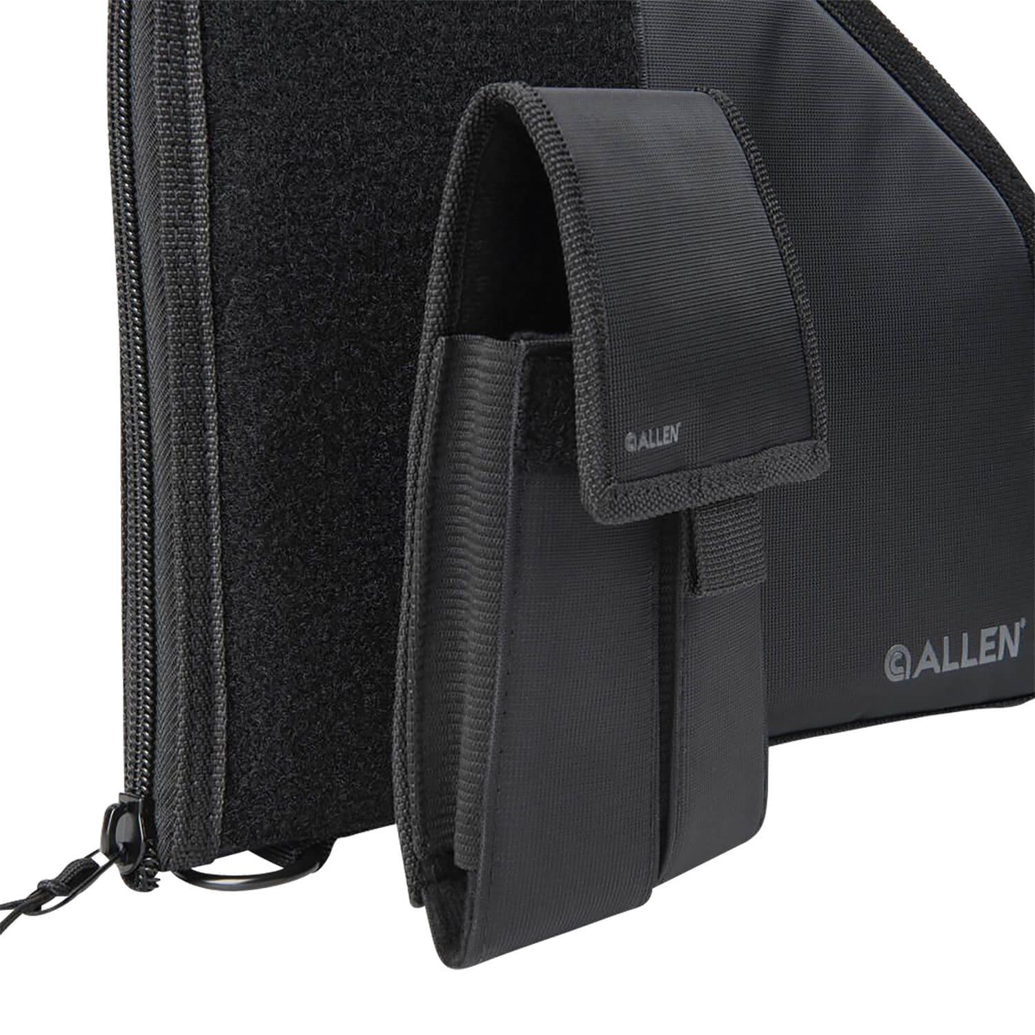 Allen 78-9 Pistol Case W/Mag Pouch Black Nylon Fits Full-Size Handguns Allen 78-9 Pistol Case W/Mag Pouch Black Nylon Fits Full-Size Handguns