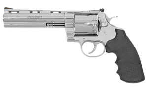 Colt Mfg ANACONDASP4RTS Anaconda 44 Mag 6 Shot 4.25″ Stainless Barrel Cylinder & Frame Black Hogue Rubber w/Finger Grooves Grip Colt Mfg ANACONDASP4RTS Anaconda 44 Mag 6 Shot 4.25″ Stainless Barrel Cylinder & Frame Black Hogue Rubber w/Finger Grooves Grip