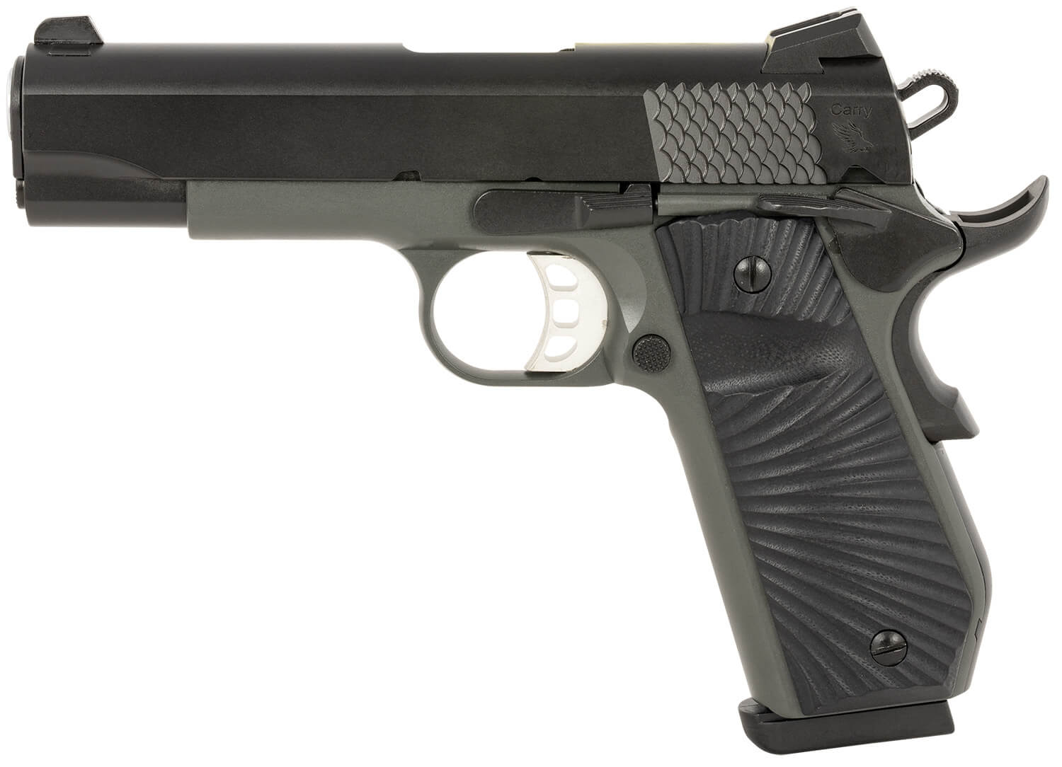 SDS Imports 10100103 1911 Stingray Carry 45 ACP 8+1 4.25″ Stainless Steel Barrel Black Cerakote Serrated Slide Dark Gray Cerakote Aluminum Frame w/Beavertail Black Sunburst G10 Grips SDS Imports 10100103 1911 Stingray Carry 45 ACP 8+1 4.25″ Stainless Steel Barrel Black Cerakote Serrated Slide Dark Gray Cerakote Aluminum Frame w/Beavertail Black Sunburst G10 Grips