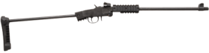 Chiappa Firearms 500265 Little Badger Xtreme Full Size 22 LR 1 Shot  16.50″ Black Steel Threaded Barrel  Black Quad Picatinny Receiver  Black Folding Steel Rod Stock  Right Hand