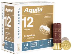 Aguila 1CHB1337 Target Load Competition 12Gauge 2.75″ 1oz 7.5Shot 25rd Box Aguila 1CHB1337 Target Load Competition 12Gauge 2.75″ 1oz 7.5Shot 25rd Box