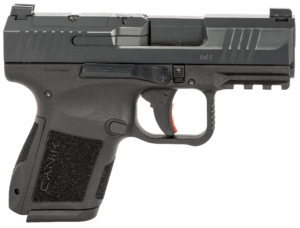 Canik HG7620N MC9  9mm Luger 12+1/15+1 3.18″ Black Steel Barrel  Matte Black Tenifer Cerakote Optic Ready/Serrated Slide  Black Polymer Frame w/Picatinny Rail  Black Polymer Grips
